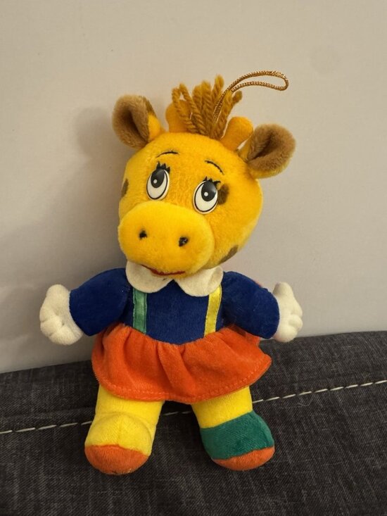 Other - Toys R Us Baby Gee Plush Vintage 1993 Soft Classics Classic Colors Red Blue D33